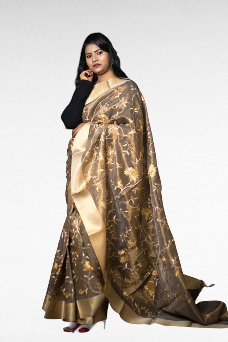 Golden Sands Drapery Kota Saree - Kavaach Kashi